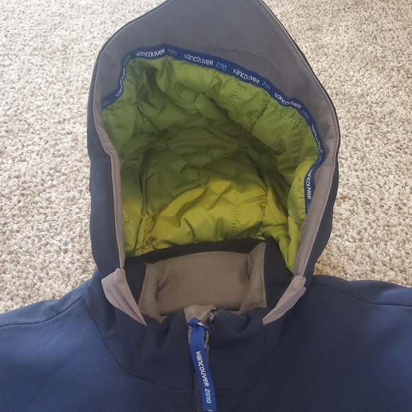 Elevate Vancouver Olympics 2010 Official Rain Jacket Women's Medium Blue - Picture 3 of 12